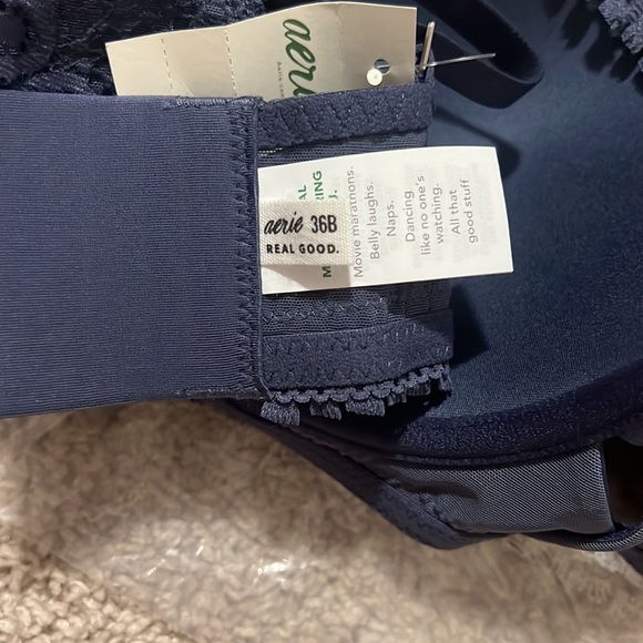2 Aerie Real Power Plunge Push Up Joy Lace Bras - Picture 5 of 15